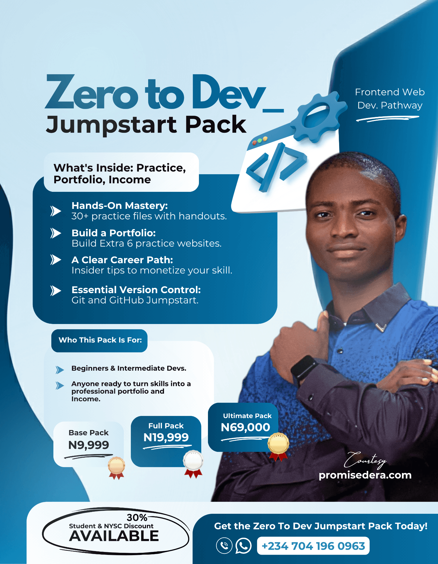 Zero To Dev Jumpstart Pack - Frontend Web Dev Pathway